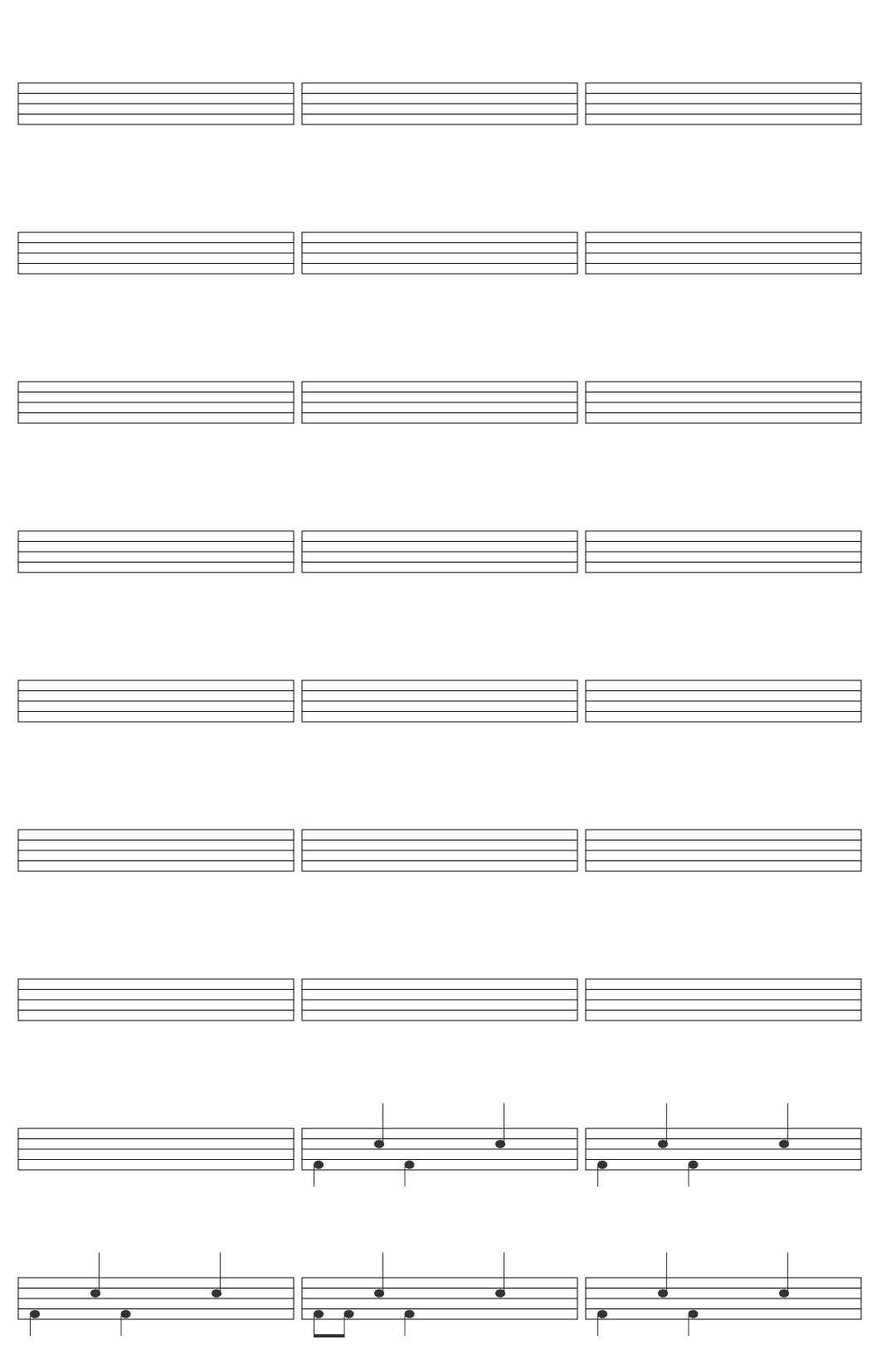 Maroon 5 Sugar -v393 drum sheet